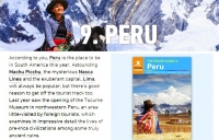 Perú entre los diez destinos de aventura recomendados para el 2016